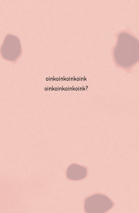 Back cover of OINK