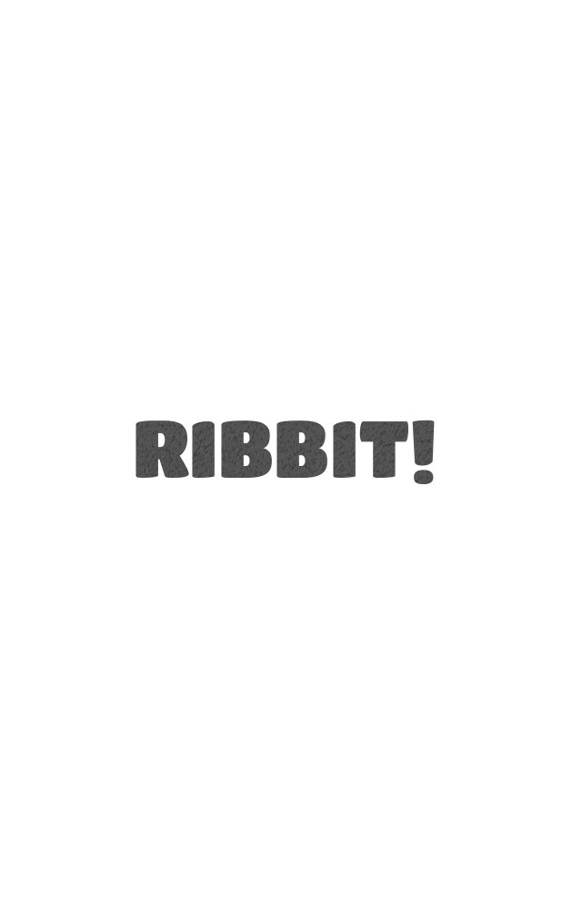 RIBBIT notebook inside: The last page